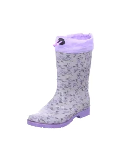 Regenstiefel Gefüttert in grau