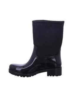 Regenstiefel Gefüttert in schwarz
