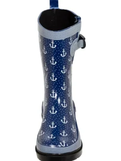 Regenstiefel Marleen in dunkelblau/multi