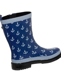 Regenstiefel Marleen in dunkelblau/multi
