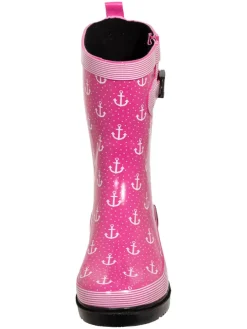 Regenstiefel Marleen in fuchsia/multi