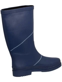 Regenstiefel Simone in dunkelblau/weiß