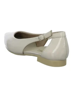 Riemchenballerinas in Beige