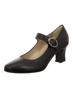 Riemchenpumps in Schwarz