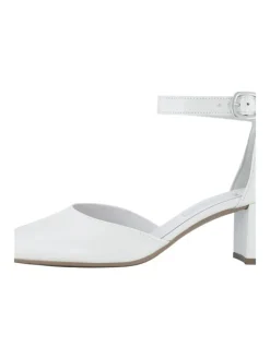 Riemchenpumps in Weiß