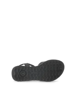 Riemchensandalen in schwarz