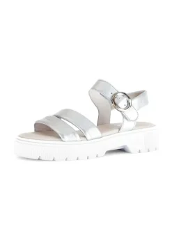 Riemchensandalen in silber