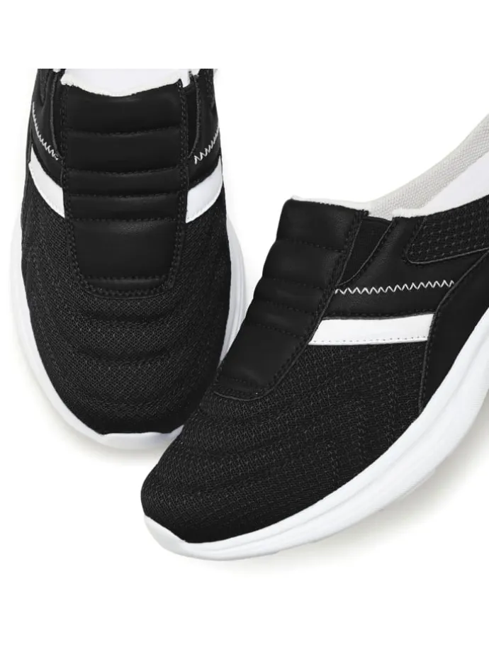 Sabot in schwarz/weiß