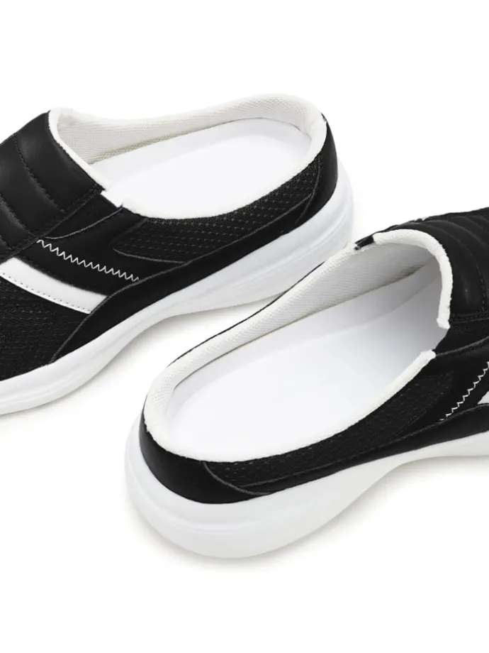 Sabot in schwarz/weiß