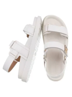 Sandale & Sandalette in Weiß