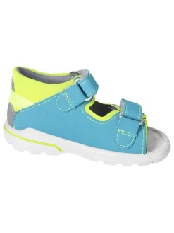 Sandalen "Espi" in Hellblau/ Grün