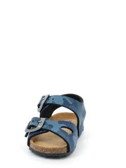 Sandalen in Blau/ Bunt