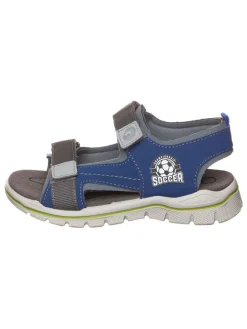 Sandalen in Blau/ Grau