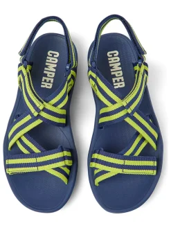 Sandalen in Blau/ Grün