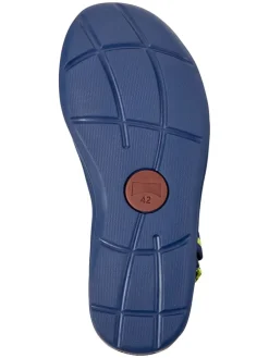 Sandalen in Blau/ Grün