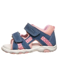 Sandalen in Blau/ Rosa
