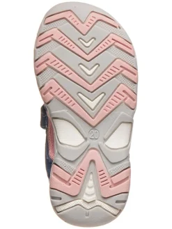 Sandalen in Blau/ Rosa