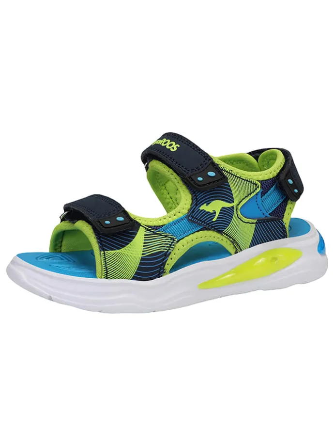 Sandalen in Blau/ Schwarz