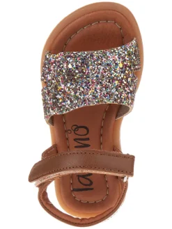 Sandalen in Braun/ Bunt