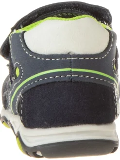 Sandalen in Dunkelblau/ Grün