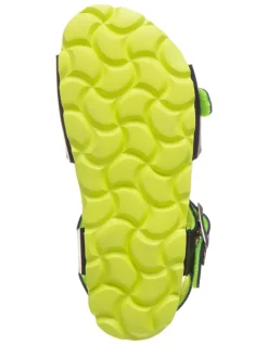 Sandalen in Dunkelblau/ Grün