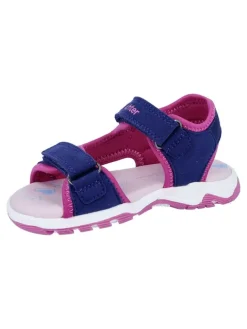 Sandalen in Dunkelblau/ Pink