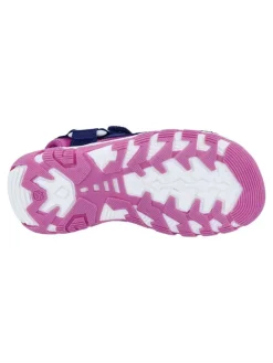 Sandalen in Dunkelblau/ Pink