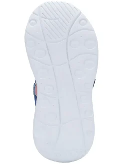 Sandalen in Dunkelblau/ Rosa