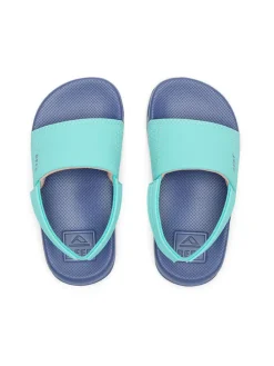 Sandalen in Dunkelblau/ Türkis