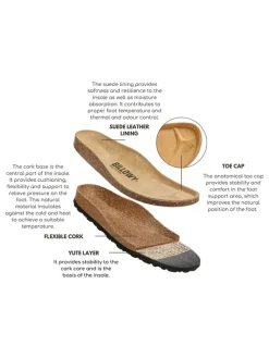 Sandalen in Gold/ Bunt