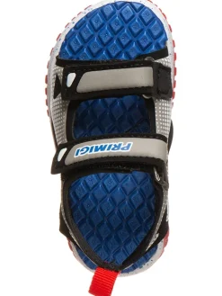 Sandalen in Grau/ Blau