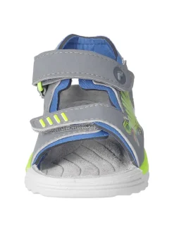 Sandalen in Grau/ Grün