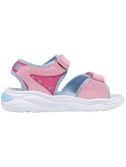 Sandalen in Hellblau/Rosa