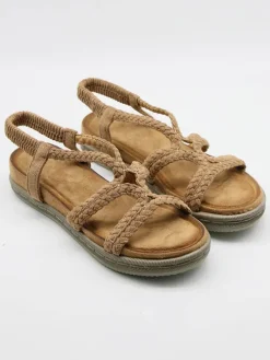 Sandalen in Hellbraun