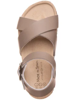 Sandalen in Hellbraun