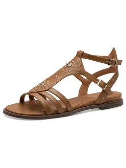 Sandalen in Hellbraun