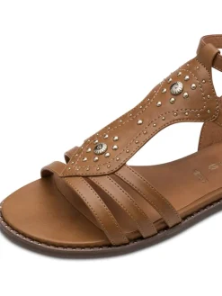 Sandalen in Hellbraun