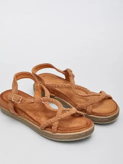 Sandalen in Hellbraun