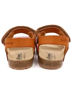 Sandalen in Hellbraun/ Bunt