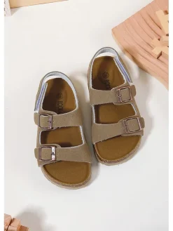 Sandalen in Khaki