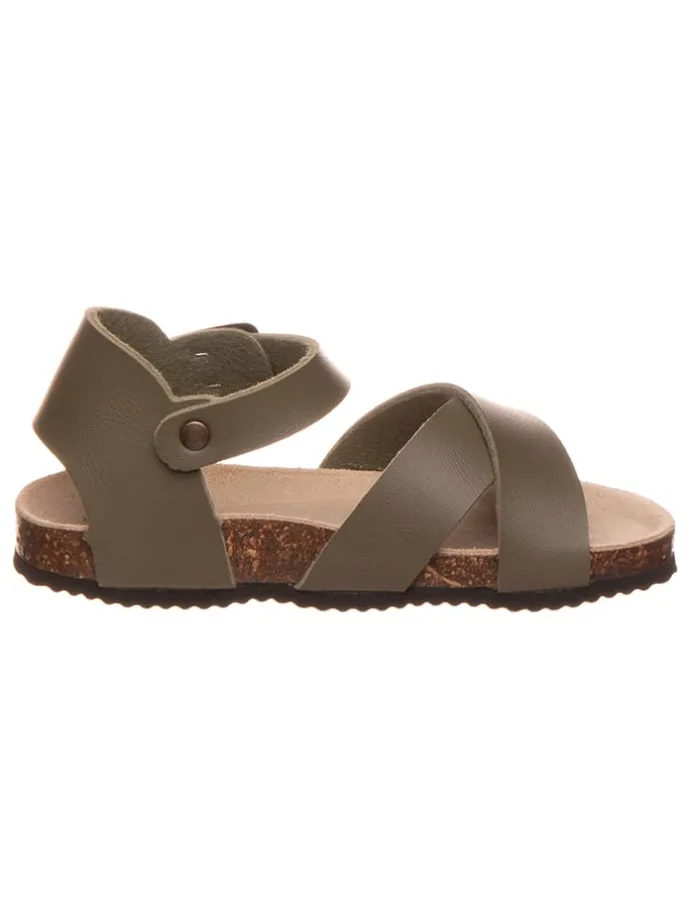 Sandalen in Khaki