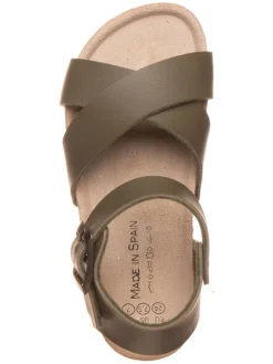 Sandalen in Khaki