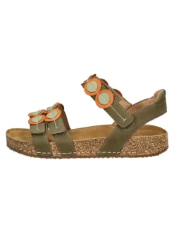 Sandalen in Olive