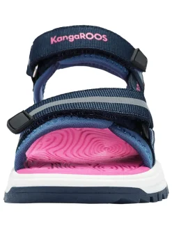 Sandalen in Pink/ Dunkelblau