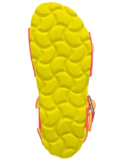 Sandalen in Pink/ Gelb