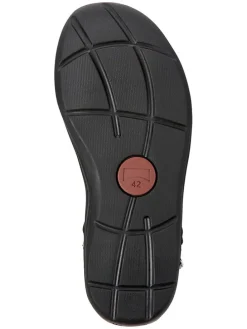 Sandalen in Schwarz/ Weiß