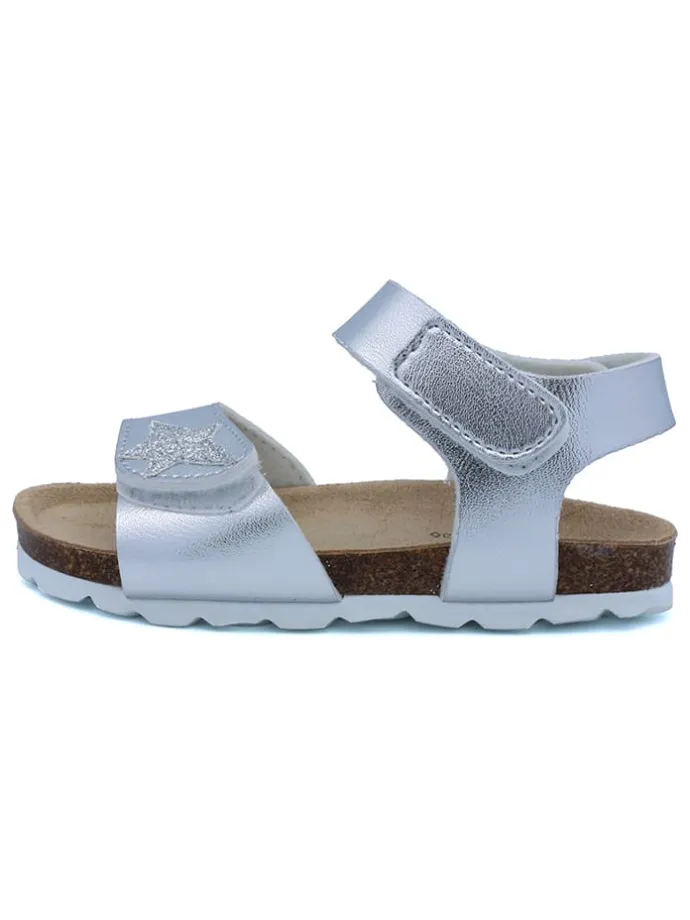 Sandalen in Silber