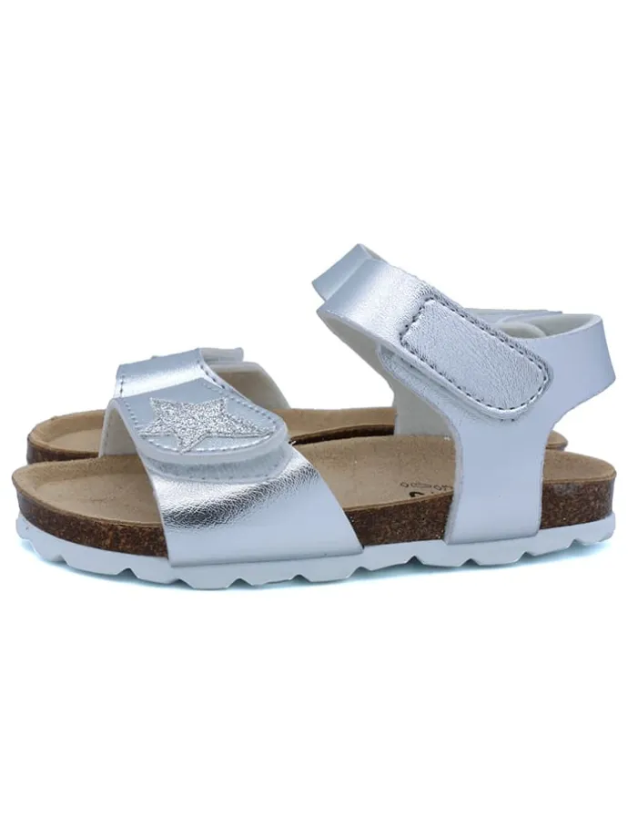 Sandalen in Silber