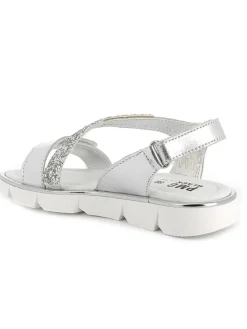 Sandalen in Silber