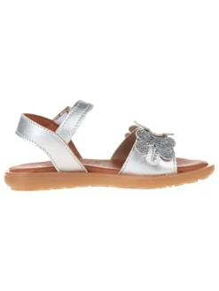 Sandalen in Silber